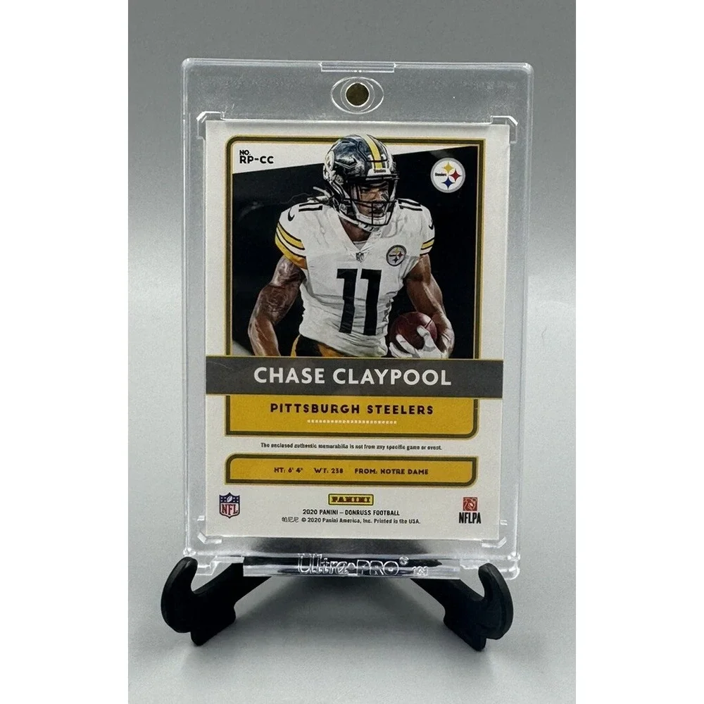 2020 DONRUSS ROOKIE PHENOMS RELIC CHASE CLAYPOOL STEELERS Rookie‎